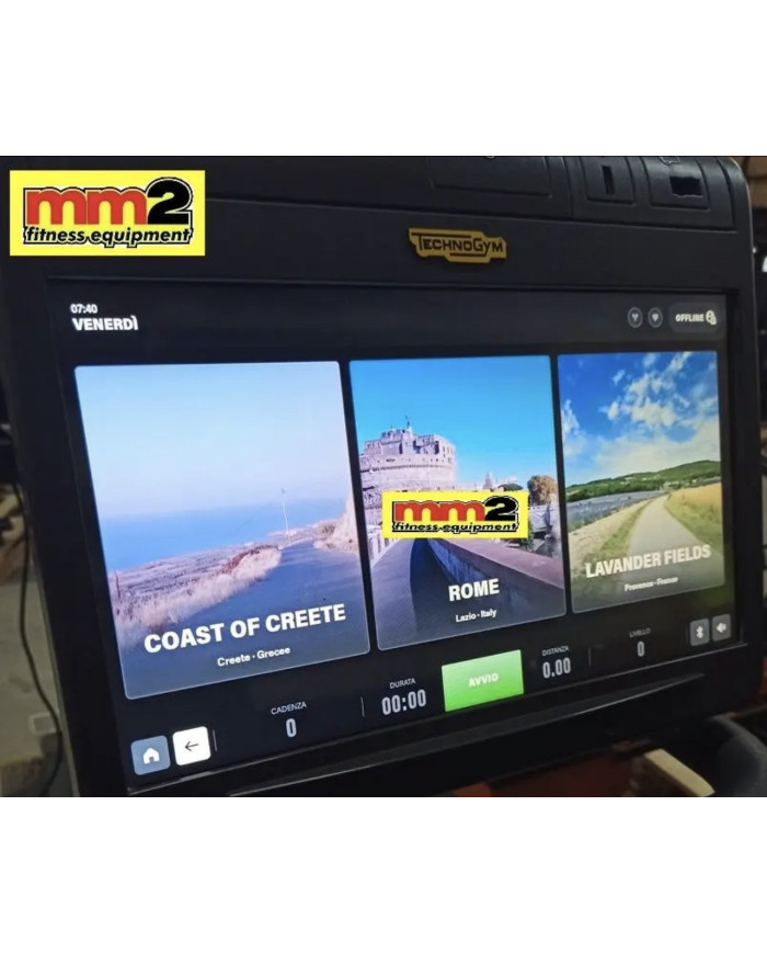 NEW BIKE RECLINE UNITY Technogym Usato Ricondizionato e Garantito