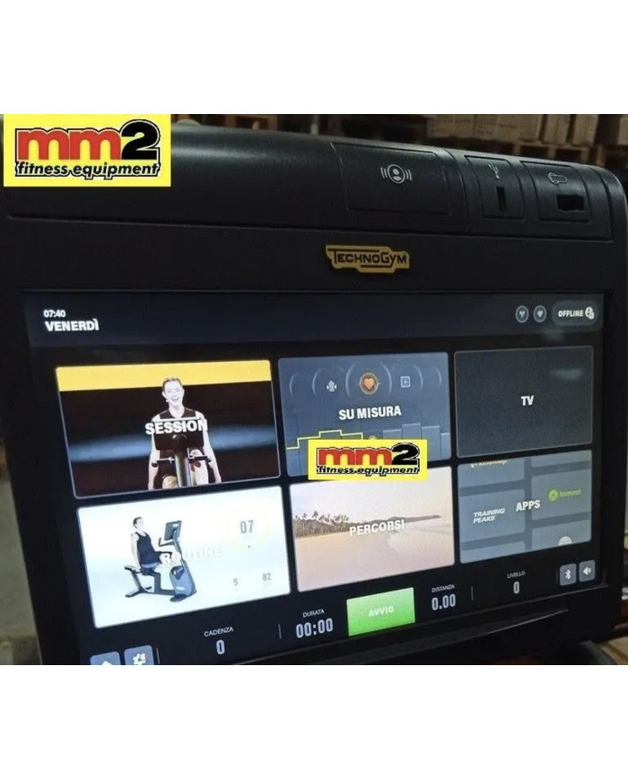 NEW BIKE RECLINE UNITY Technogym Usato Ricondizionato e Garantito