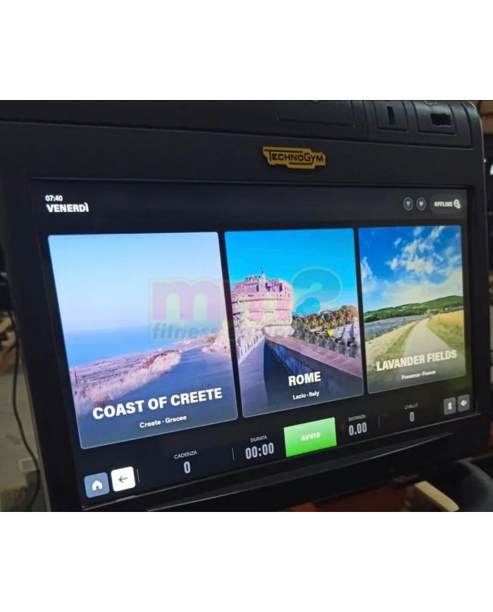 NEW BIKE RECLINE UNITY Technogym Usato Ricondizionato e Garantito