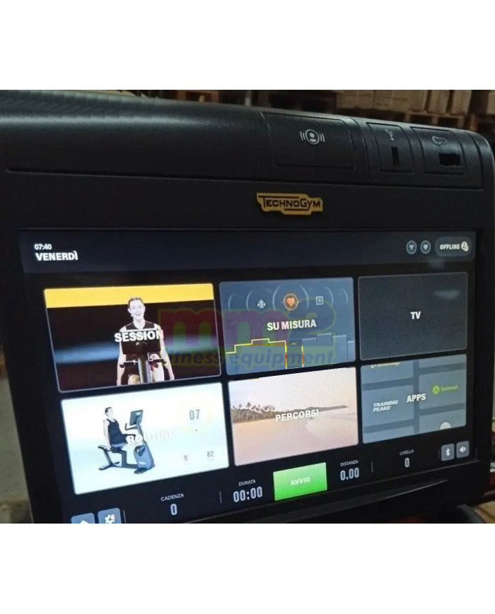 NEW BIKE RECLINE UNITY Technogym Usato Ricondizionato e Garantito