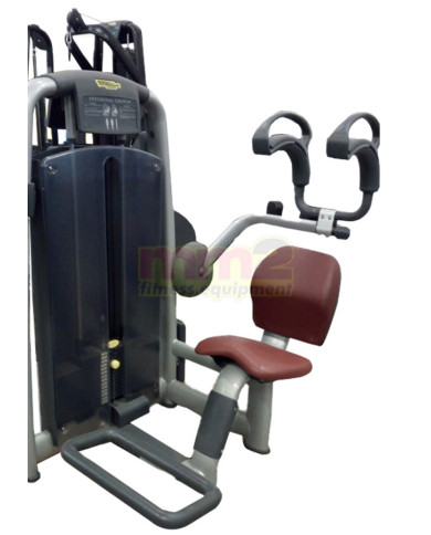 ABDOMINAL CRUNCH SELECTION SILVER BORDEAUX Technogym Usato Ricondizionato e Garantito