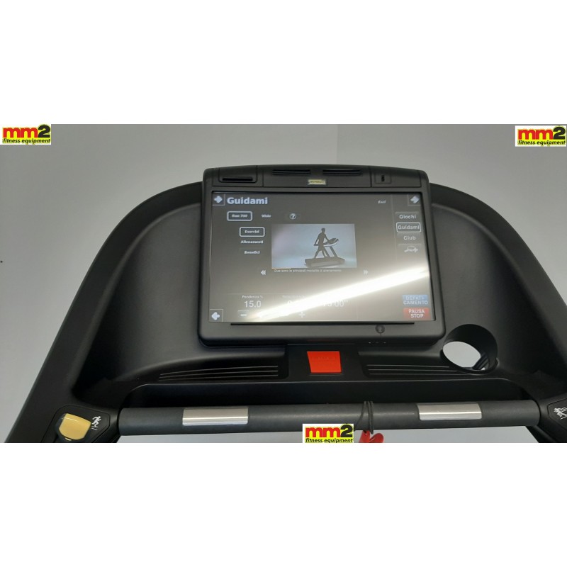 Technogym Usato - Run Now 700 Excite visio web Matt Black | MM2Fitness