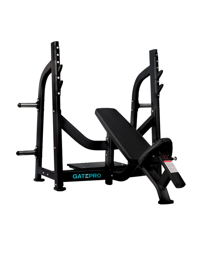 Attrezzi Palestra - Panca Inclinata Olimpionica Serie Luxury GATEPRO | MM2Fitness