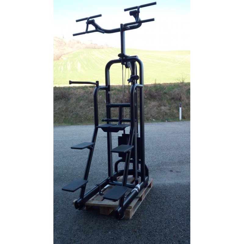 EASY CHIN DIP SELECTION MATT BLACK Technogym (Completamente rigenerato)