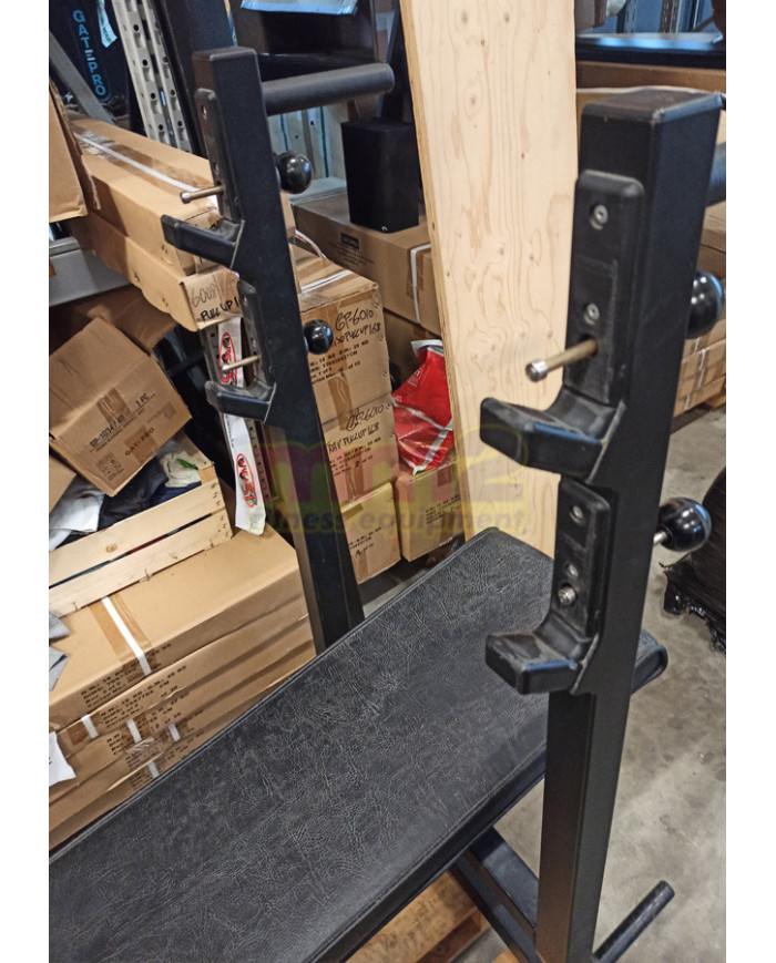 PROMOZIONE BLACK FRIDAY - PANCA TECHNOGYM PRATICA MATT BLACK USATO RIGENERATO E GARANTITO